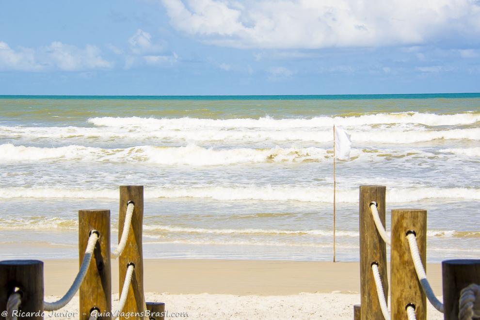 Imagem na chegada da Praia dos Milionários, um paraíso de Ilhéus.